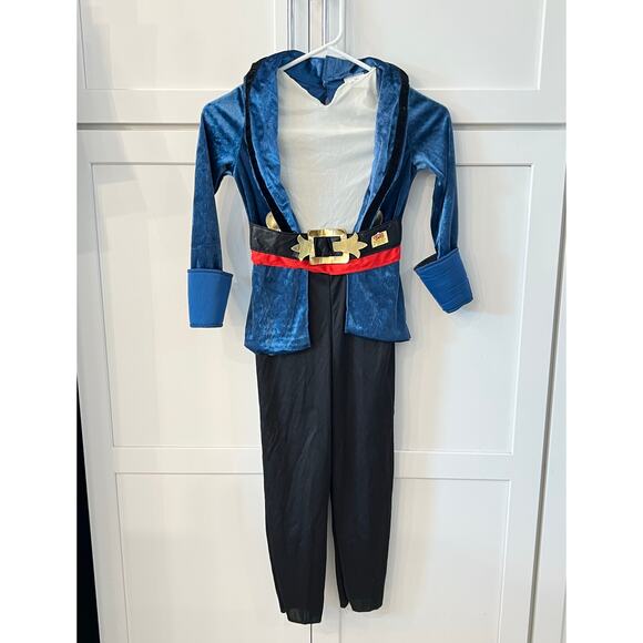 Disney CAPTAIN JAKE and THE NEVERLAND Costume Boys Sz 4-6X L Halloween Jumpsuit - Picture 2 of 11